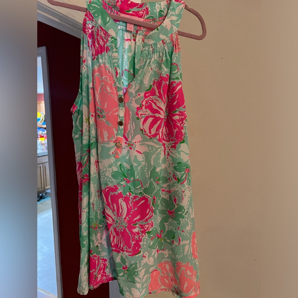 Lily Pulitzer Bailey Sleeveless Silk Top